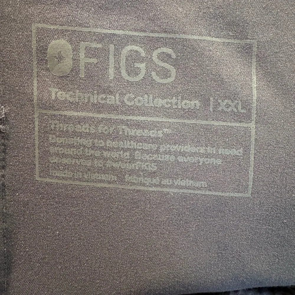Figs Grey Gray Scrub Pants XXL